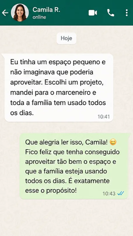 Depoimento de cliente